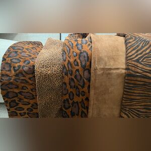 Solid & Animal Printed Genuine Suede Skins